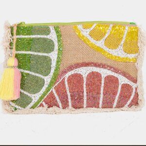 Fruits Beaded Clutch